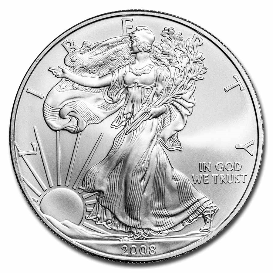 2008 1 Oz American Silver Eagle - Numismat & Co.LLC